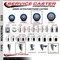 Service Caster 4'' Blue Poly Swivel 1-1/8'' Expanding Stem Caster Total Lock Brake SCC-EXTTL20S414-PPUB-BLUE-118 - alternate 3